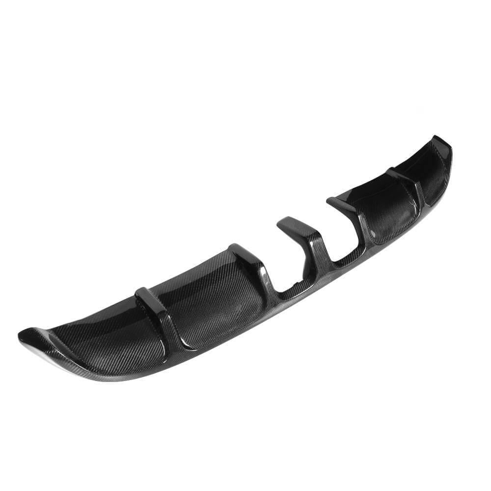 Диффузор заднего бампера DDCarbon V2 для Base HB 2010-2013 для Volkswagen Golf 6 натуральный карбон (150684)