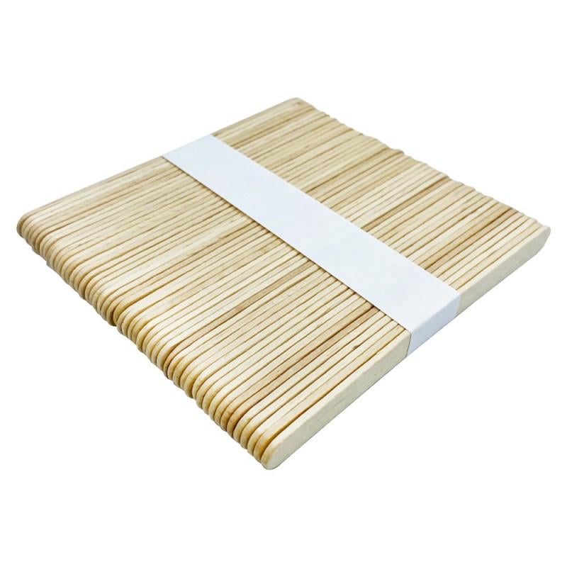 Шпатель-палочка El Studio вузька дерев'яна 11 см 50 шт. Шпатель-палочка El Studio вузька дерев'яна 11 см 50 шт.