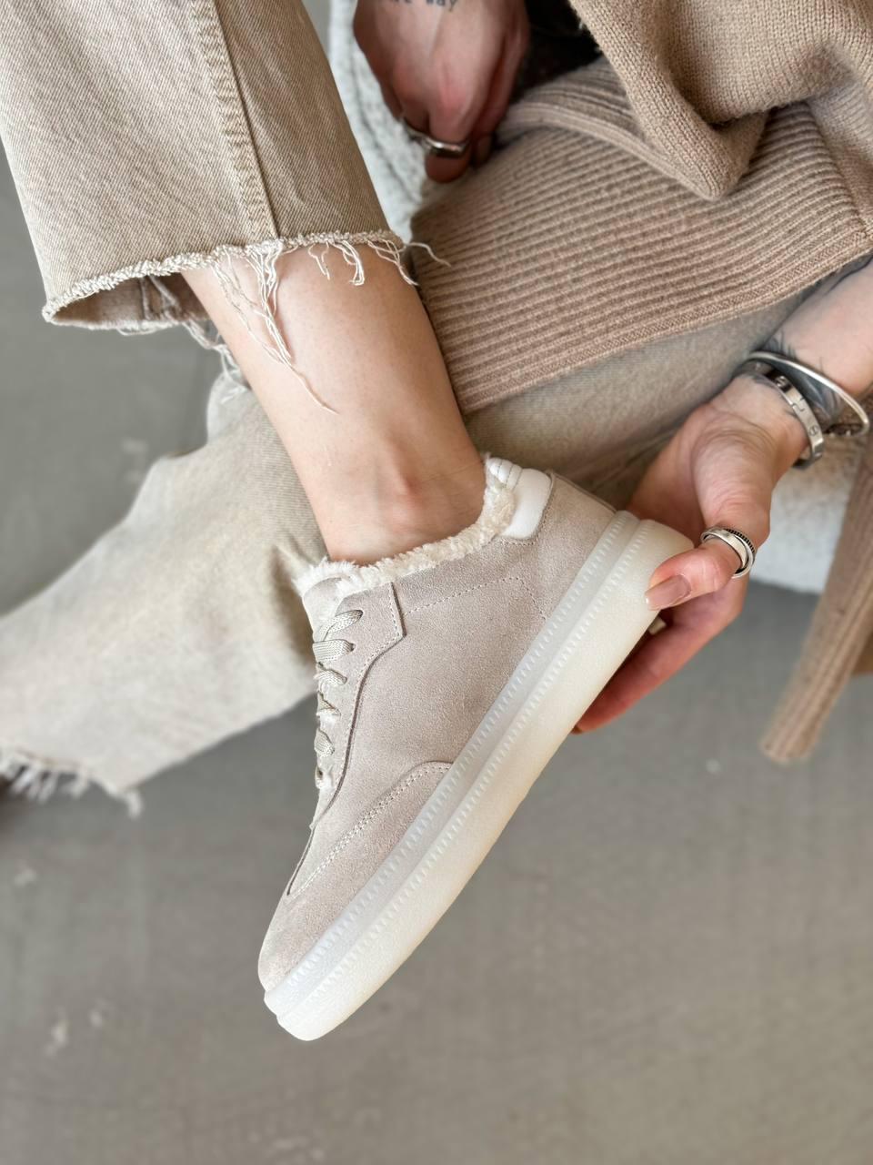 Кеди жіночі на хутрі Maya Shoes р. 39 Бежевий (3021/1) - фото 12 Кеди жіночі на хутрі Maya Shoes р. 39 Бежевий (3021/1) - фото 12