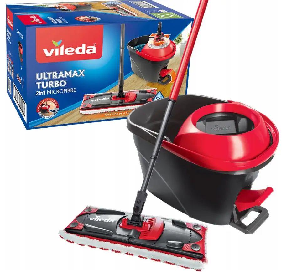 Комплект для прибирання Vileda Mop Obrotowy UltraMax Turbo Сірий (000070)