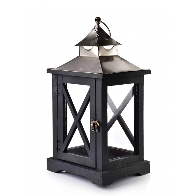 Підсвічник-ліхтар дерев'яний Levi Silver HTO1768 (35253) Підсвічник-ліхтар дерев'яний Levi Silver HTO1768 (35253)