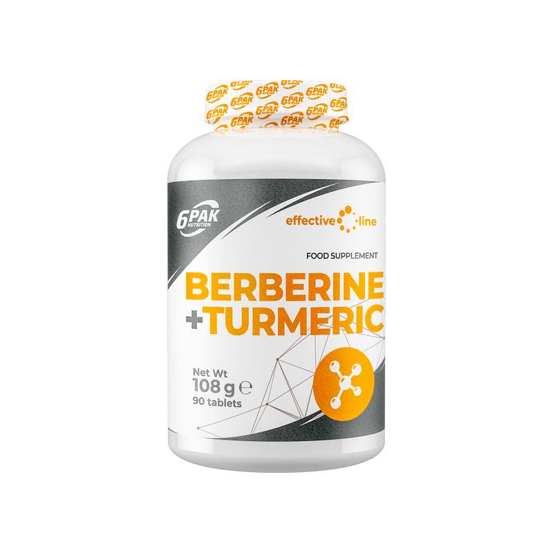 Натуральная добавка 6PAK Nutrition Berberine+Turmeric 90 таб. (5729)