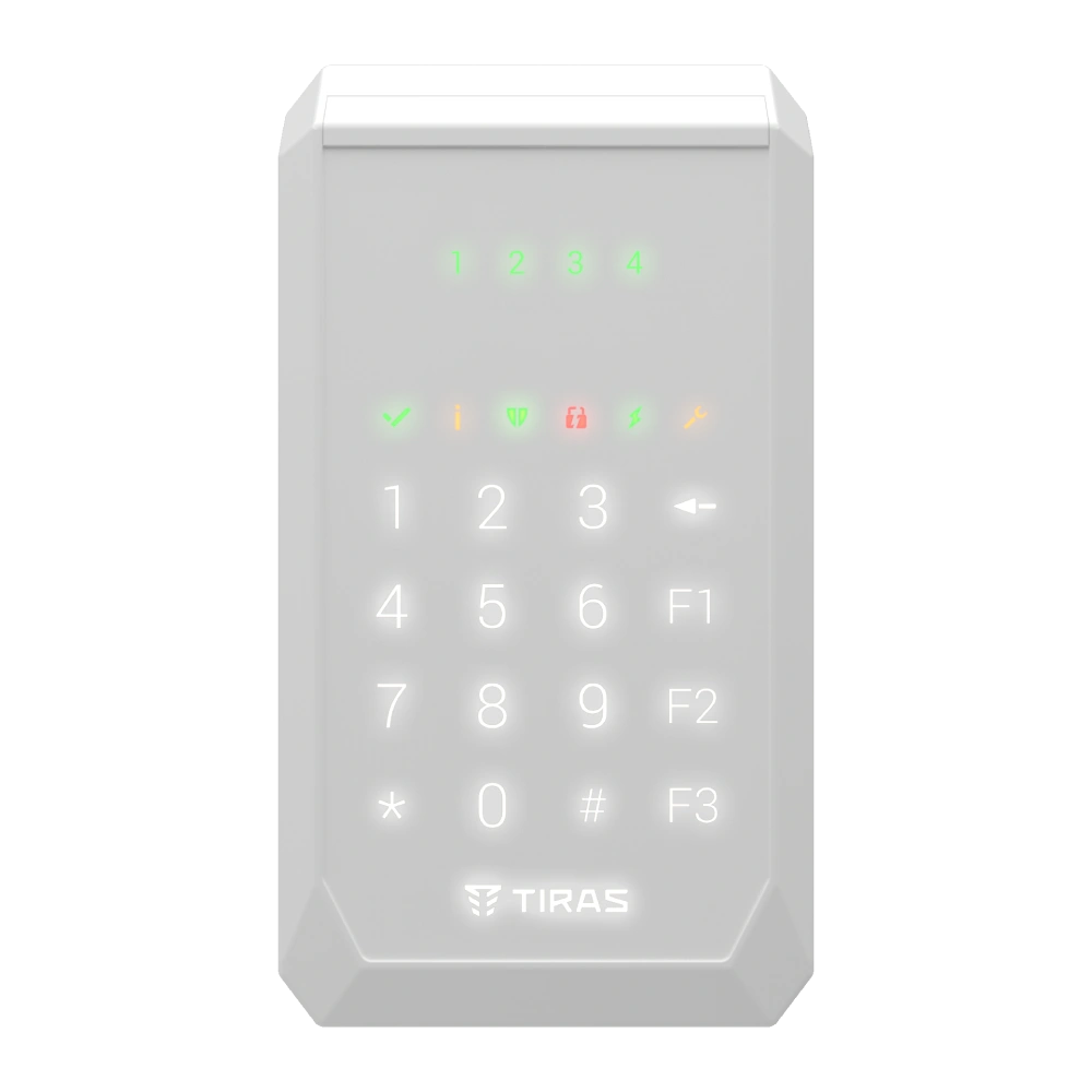Клавиатура TIRAS K-PAD4 White (99-00010041)
