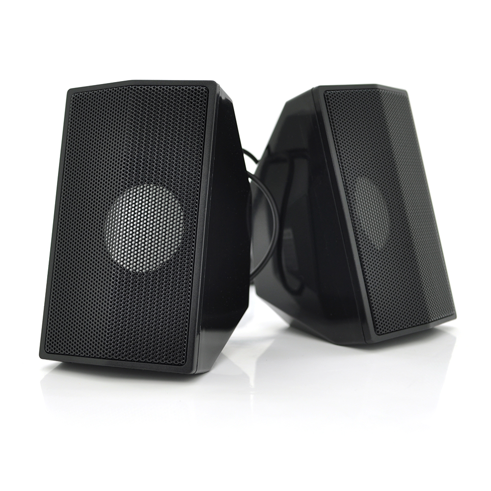 Набор портативных колонок Kisonli 2.0 S-333 USB 3,5 мм Черный (23406)