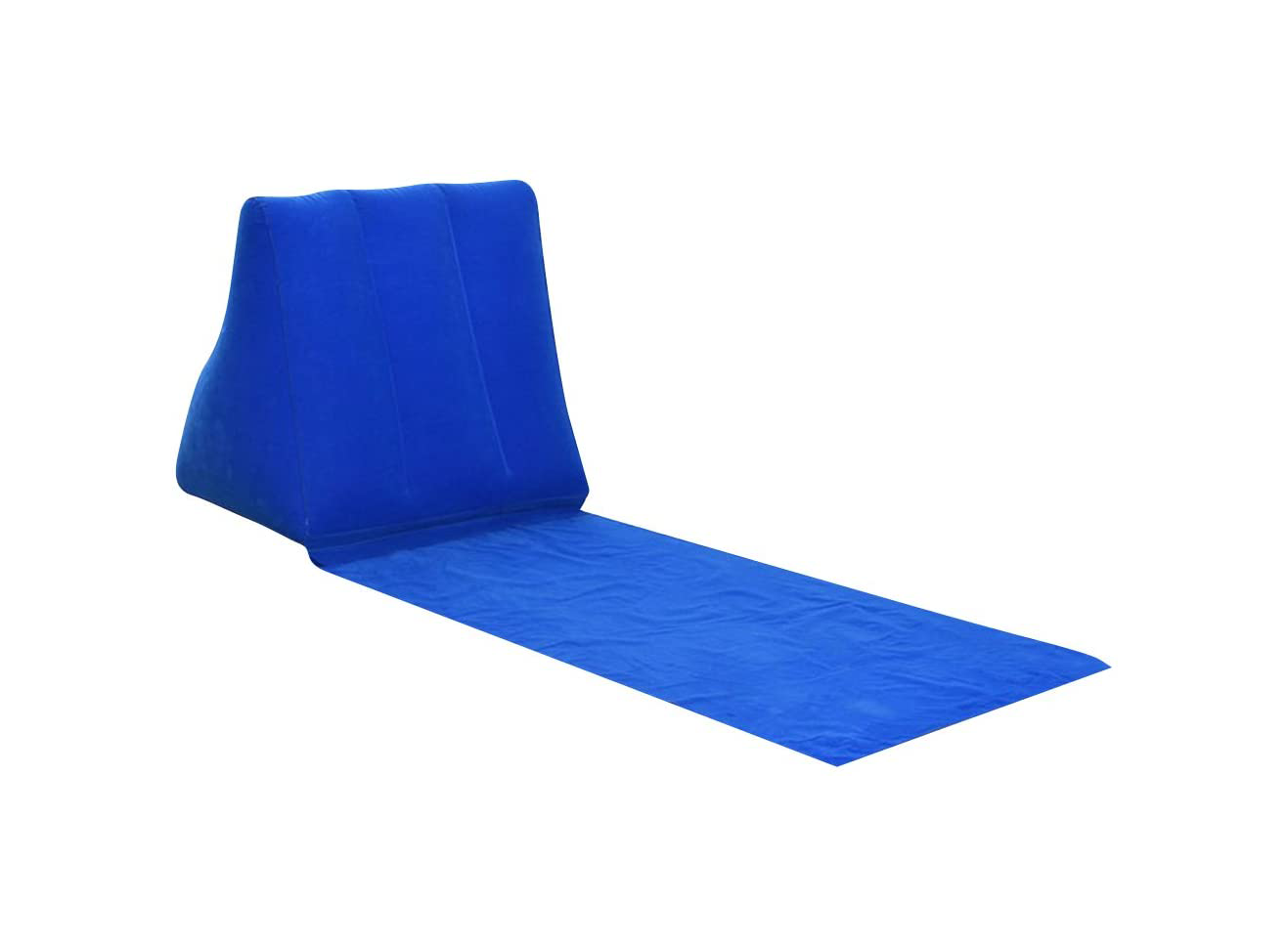 Шезлонг туристический с надувной спинкой Синий (135-13124265)