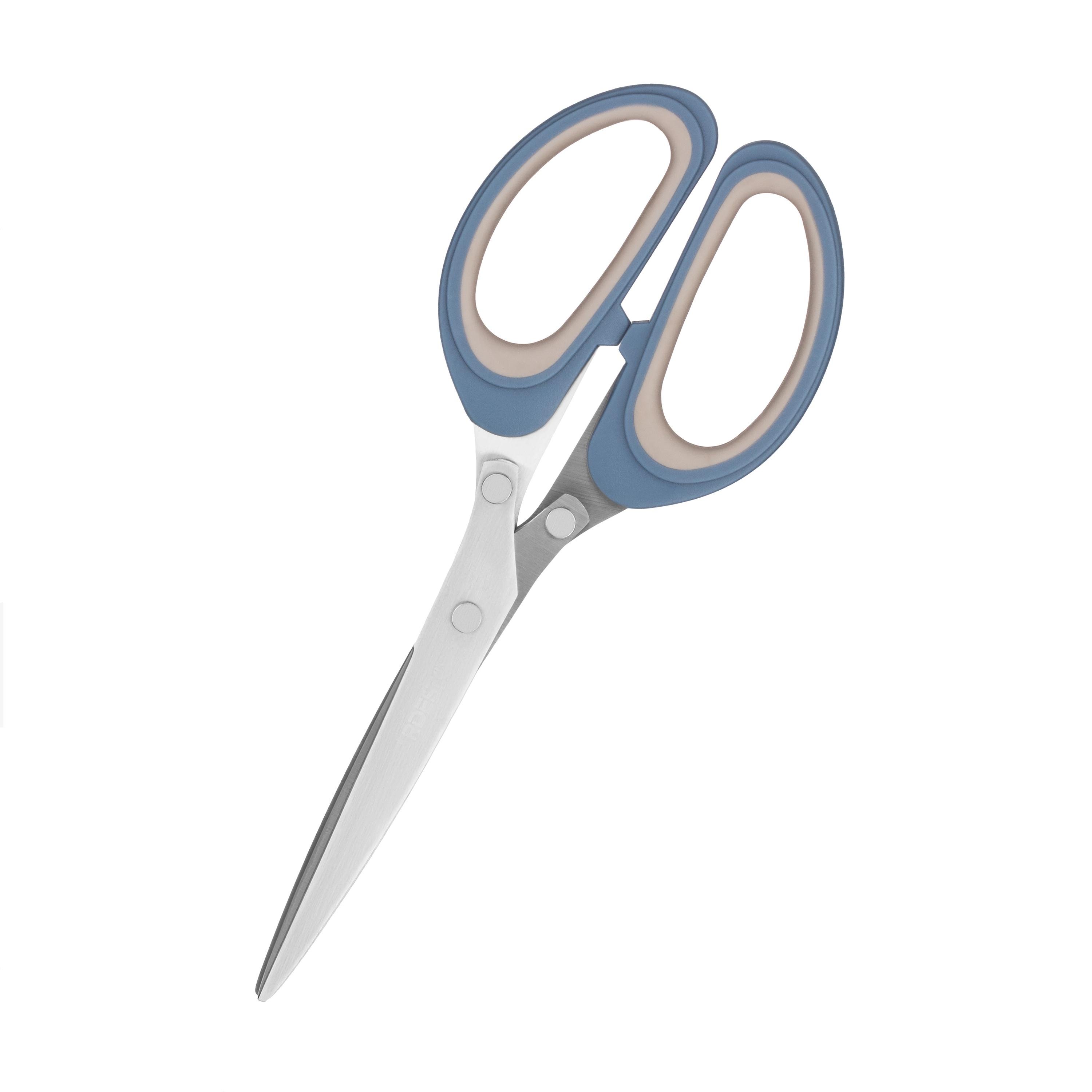 Кухонні ножиці Ardesto Gemini 19,3 см Сірий з блакитним (AR2122B)