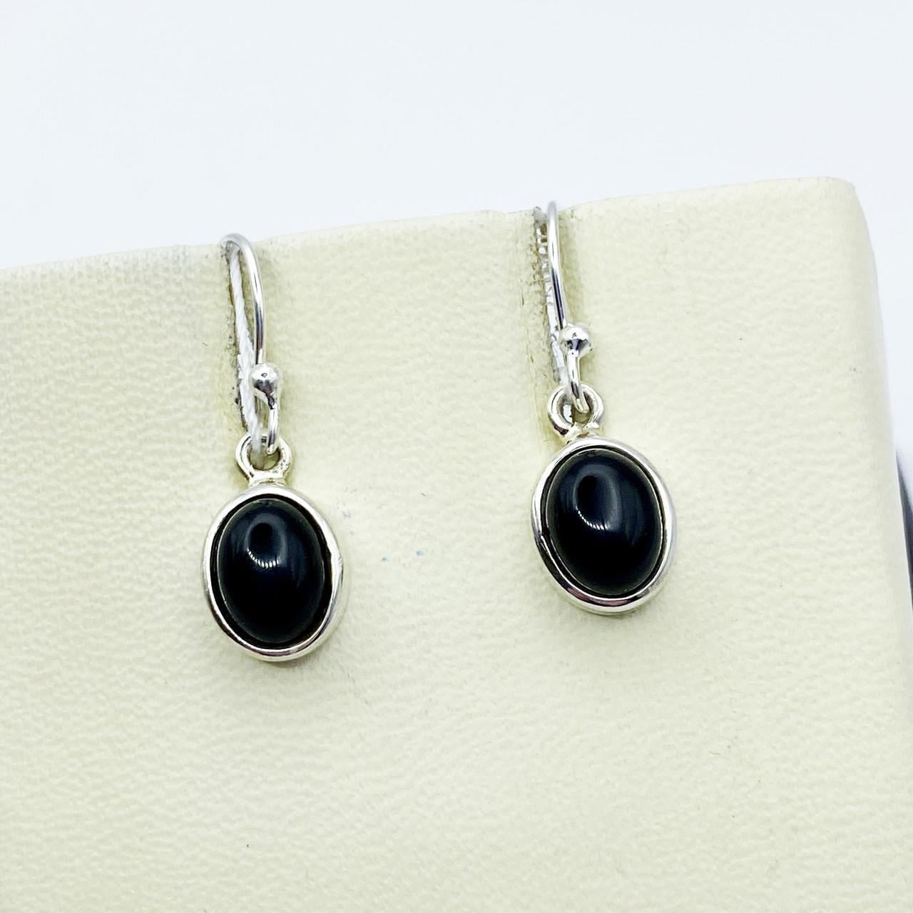 Серебряные серьги с агатом 3,7 г (2371603297)