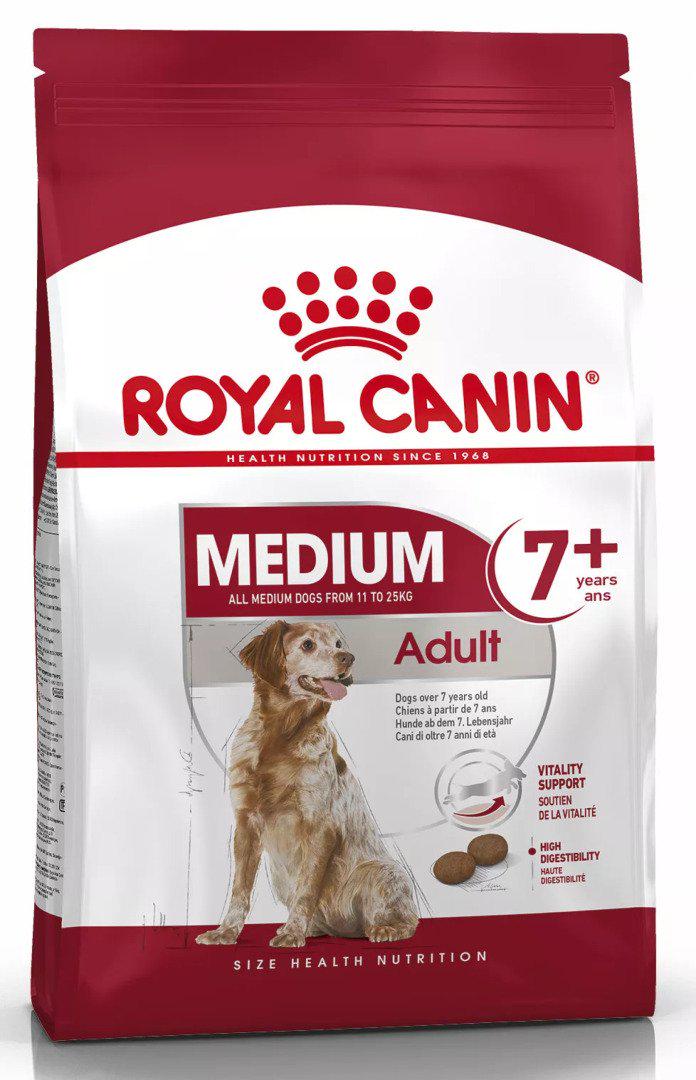 Корм сухий для собак середніх порід Royal Canin Medium Adult 7+ 4 кг (3182550708203)