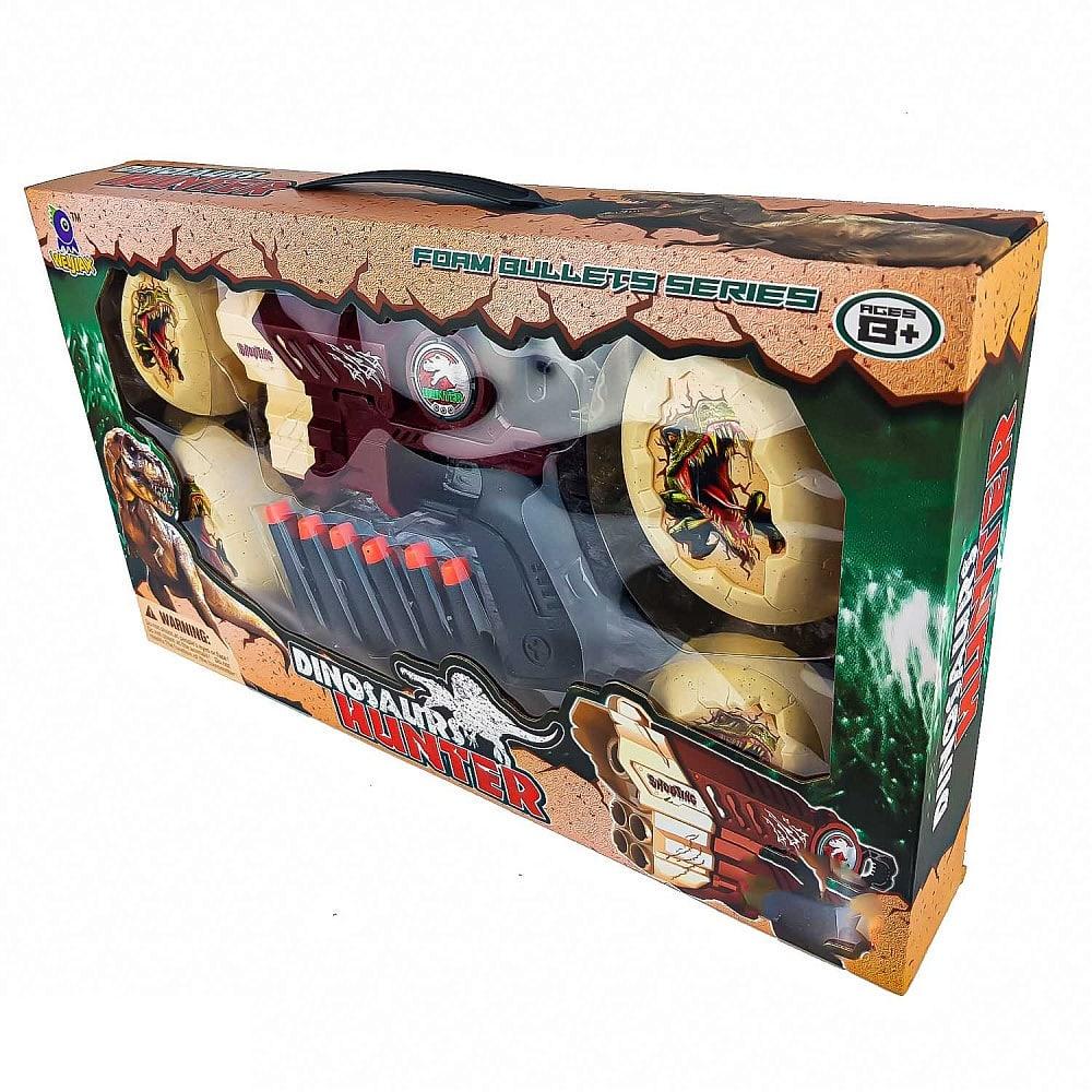 Детский бластер Dinosaurs Hunter и яйца мишени 318D-1 (MS-12343)