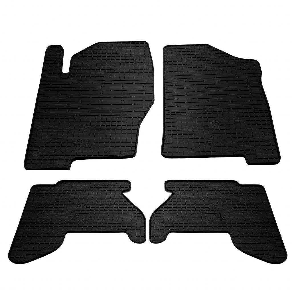 Автоковрики Stingray для Nissan Navara D40 2004- 4 шт. Черный (1535143168)