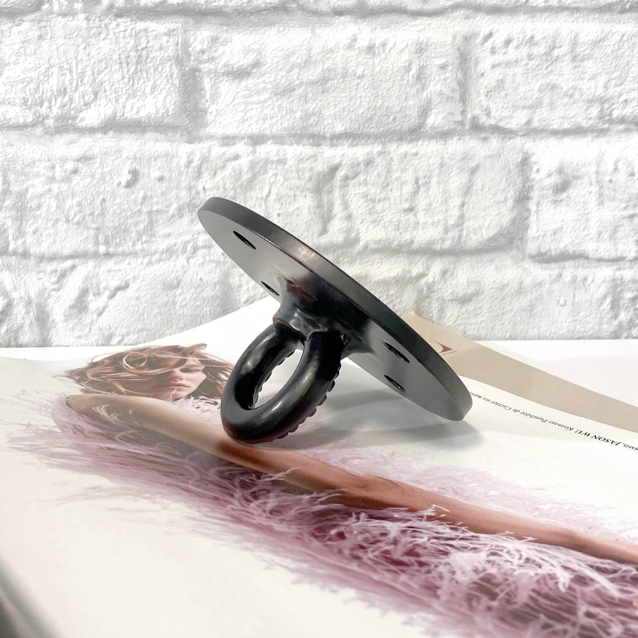 Кронштейн для подвески на потолок/стену Krei 6 мм Д 120 Черный (КК3006) - фото 3 Кронштейн для подвески на потолок/стену Krei 6 мм Д 120 Черный (КК3006) - фото 3