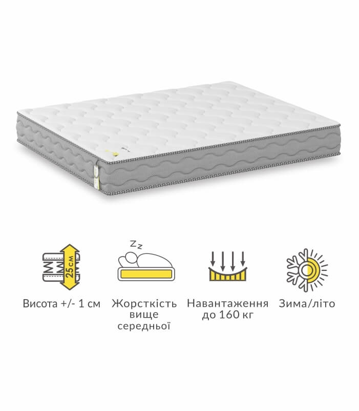 Матрац ортопедичний Happiness 70x190 см - фото 2 Матрац ортопедичний Happiness 70x190 см - фото 2