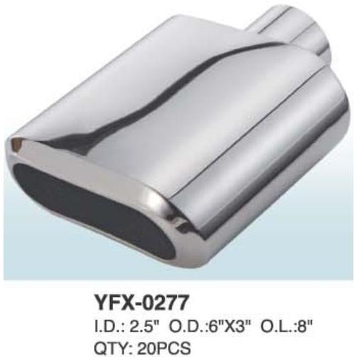 Насадка на глушитель НГ-0277 D 64 мм 203 мм 152x76 мм (НГ-0277)