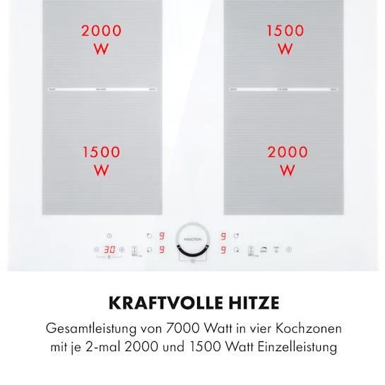 Плита индукционная KLARSTEIN Delicatessa 60 4 зоны с функцией блокировки (10033027) - фото 3 Плита индукционная KLARSTEIN Delicatessa 60 4 зоны с функцией блокировки (10033027) - фото 3