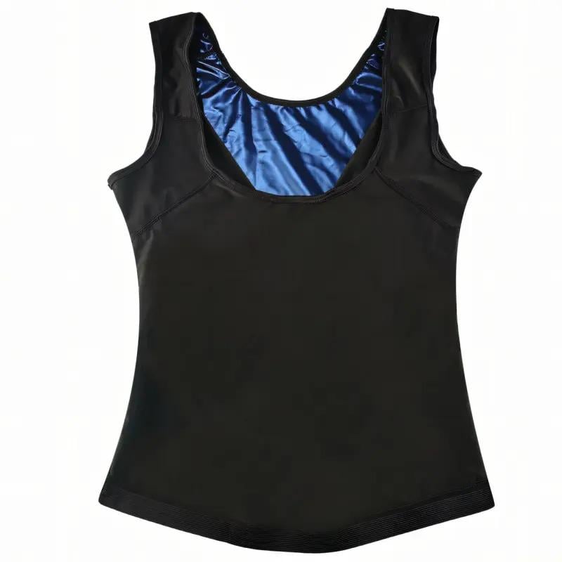 Термомайка для похудения женская Sweat shaper M/L р. 35-40,5 (1010982-Black-M/L)