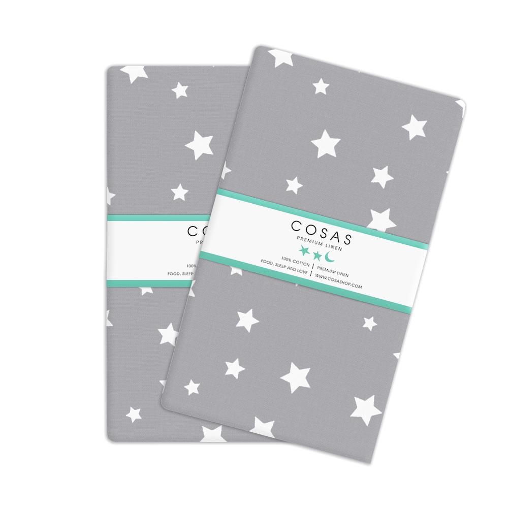 Набор наволочек Cosas Starsfall Grey 50х70 см 2 шт. (4822052024591)