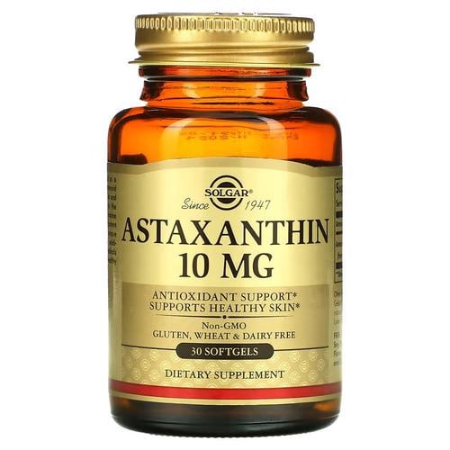 Астаксантин Solgar Astaxanthin 10 мг 30 жидких капс. (SOL-36204)