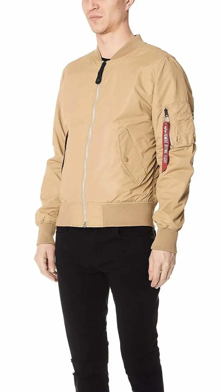 Вітрівка Alpha Industries L-2B Scout Flight Jacket M Beige (MJL46000C1BGM) - фото 6 Вітрівка Alpha Industries L-2B Scout Flight Jacket M Beige (MJL46000C1BGM) - фото 6