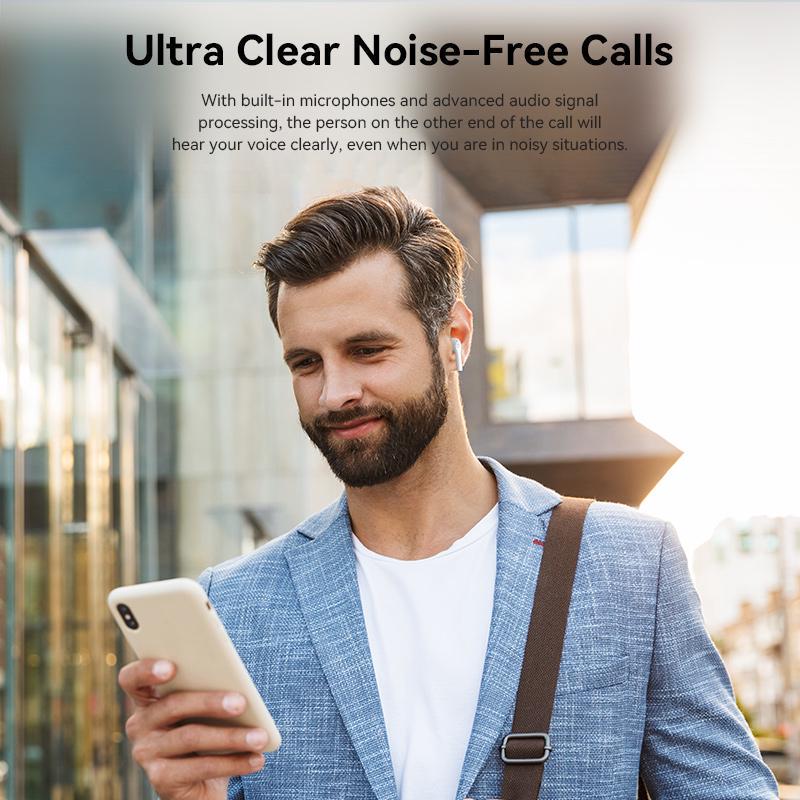 Навушники бездротові Vention Elf E02 Bluetooth 5.3 TWS 13 мм 22 год відтверення AAC/SBC Hi-Fi IPX4 Чорний (NBGB0) - фото 5 Навушники бездротові Vention Elf E02 Bluetooth 5.3 TWS 13 мм 22 год відтверення AAC/SBC Hi-Fi IPX4 Чорний (NBGB0) - фото 5