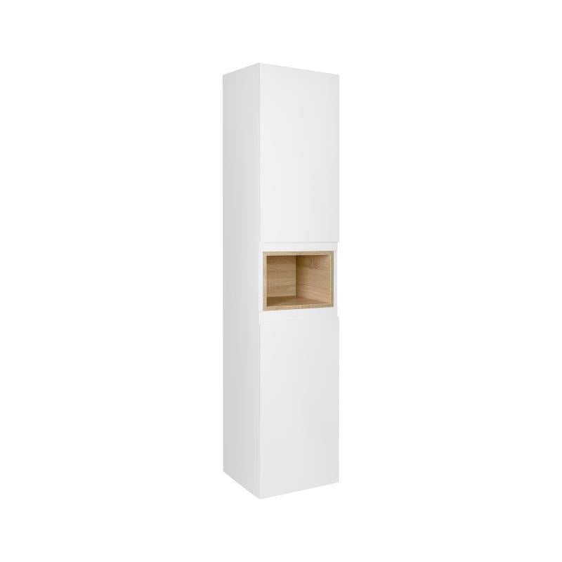 Пенал подвесной Q-tap Robin White/Whitish oak (QT1376PN1651LWWO)