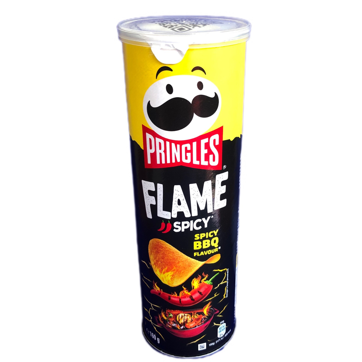 Чіпси Pringles Flame Spicy BBQ 160 г (PO-11) - фото 1