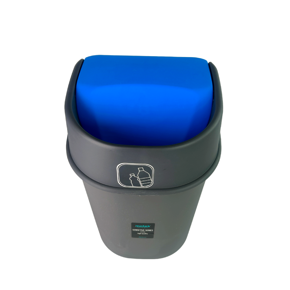 Контейнер для сортировки мусора Motek для пластику 22 л 31,5х29х47,5 см Черно-синий (CRY-115M) - фото 6 Контейнер для сортировки мусора Motek для пластику 22 л 31,5х29х47,5 см Черно-синий (CRY-115M) - фото 6