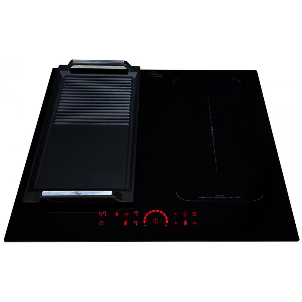 Варильна поверхня індукційна Luxor RI 822 Keep Warm and Stop Go Unique Red з функцією BBQ - фото 3