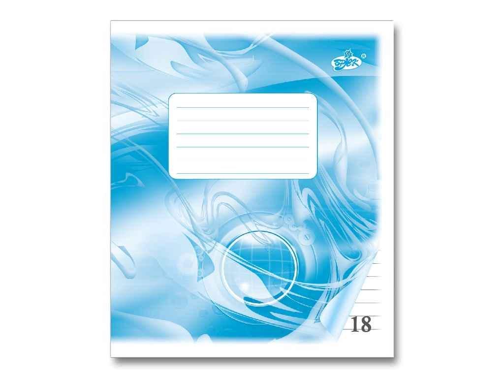 Тетрадь в линию Бріск 18 л. 25 шт. ТВ-51 16484 (935464)