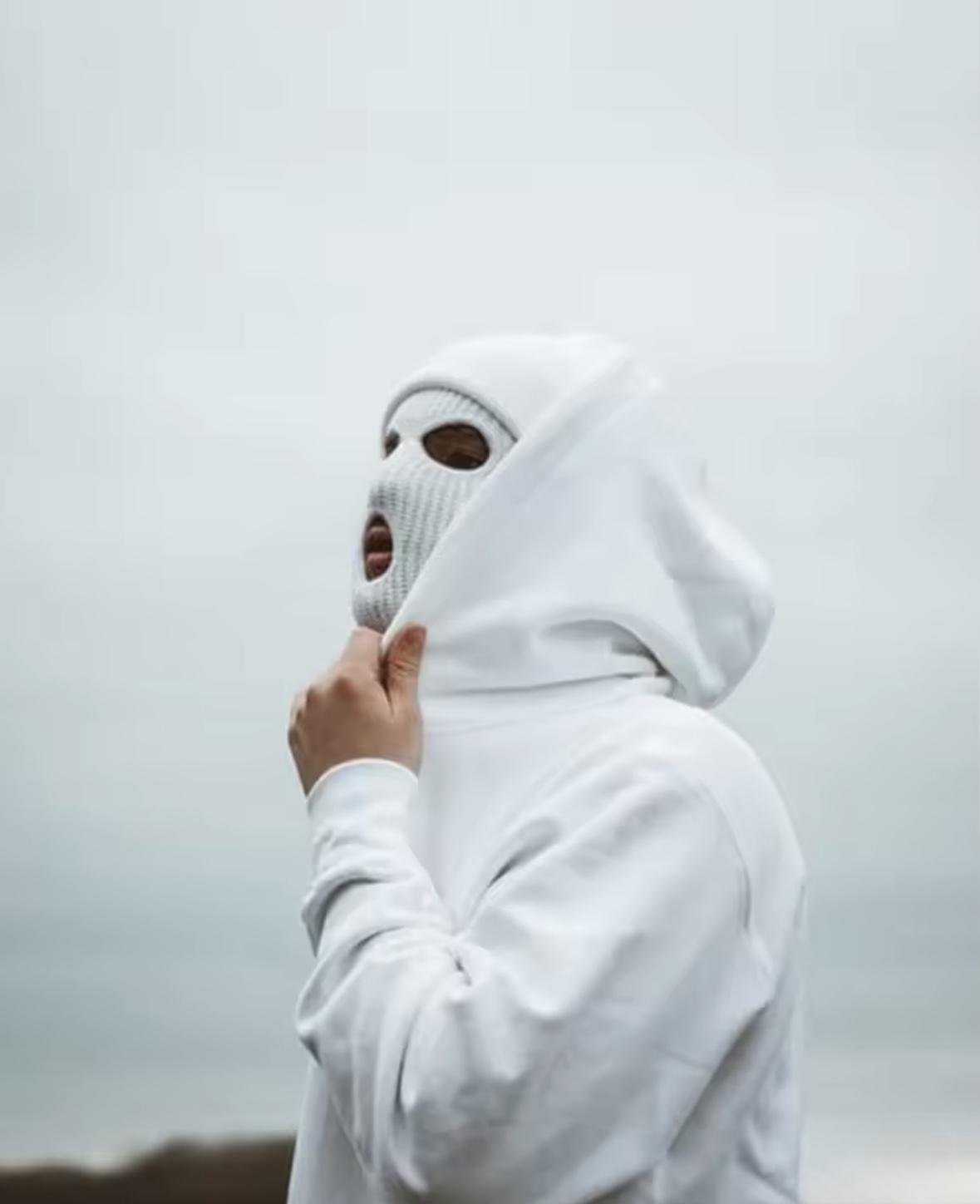 Балаклава Бандитка 2в1 унисекс Белый - фото 3