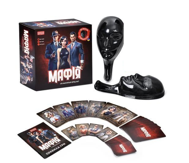 Настольная игра Мафия маска 10 шт. (AI 001)