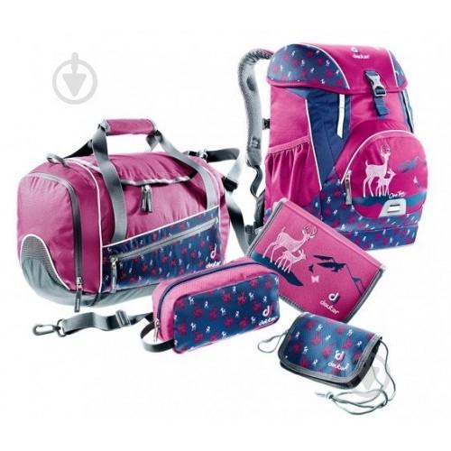 Набір шкільний Deuter OneTwoSet Hopper Magenta Deer (1052-3880117 5018 (SET))