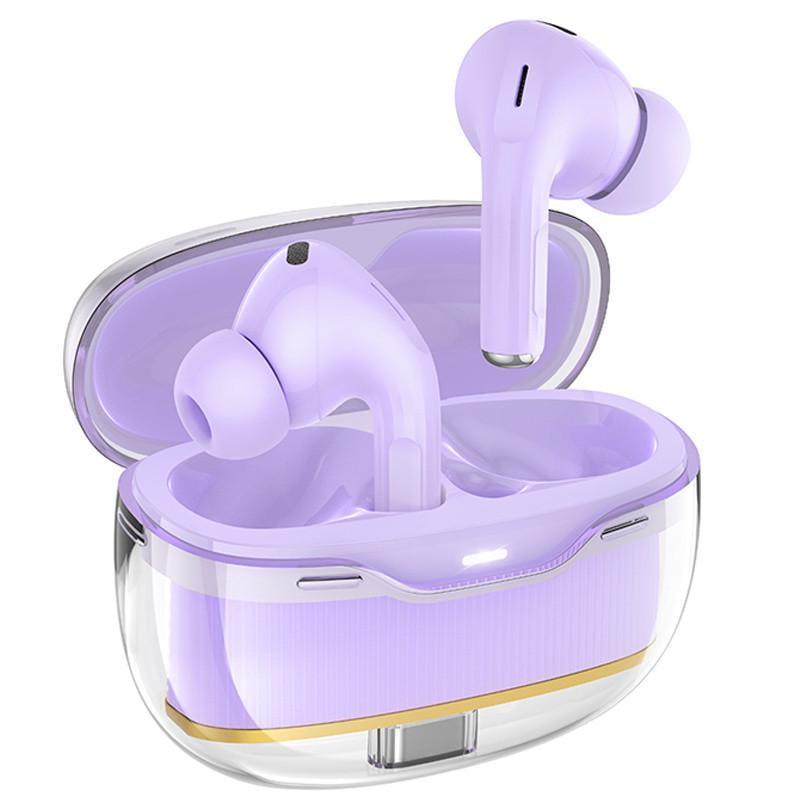 Наушники беспроводные TWS Hoco EW54 Rayo Purple (00000071146_3) Наушники беспроводные TWS Hoco EW54 Rayo Purple (00000071146_3)