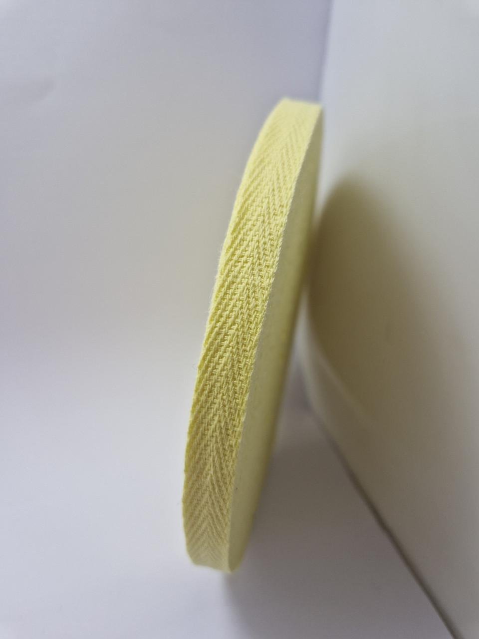 Стрічка кіперна 1 см Лимонний (1853876032)