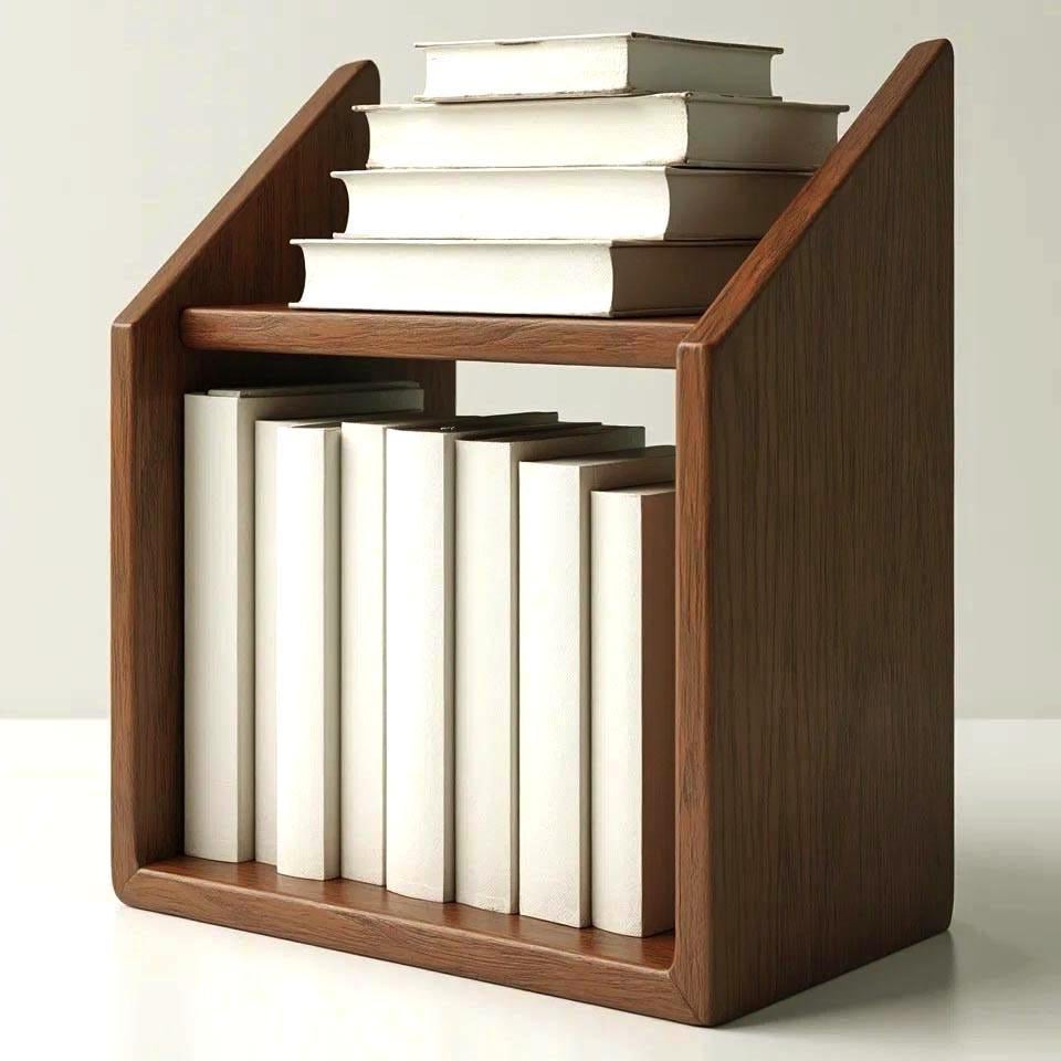 Полка книжная настольная из дерева Биресборн Корица (КПА-027933)