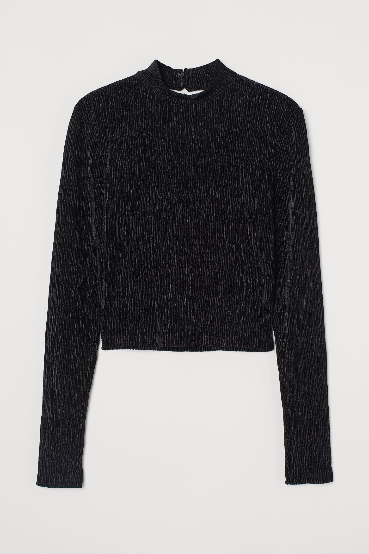 Блуза H&M L Черный (1702931444)