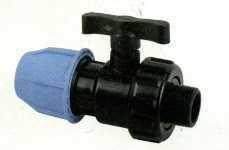 Кран кульовий ПНД Vsplast 20х1/2" Н 6003 (000014145)