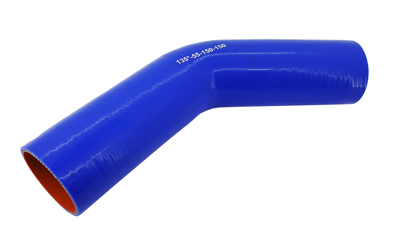 Патрубок 150х150 мм 135° d 55 товщина 4 мм (1156205952)