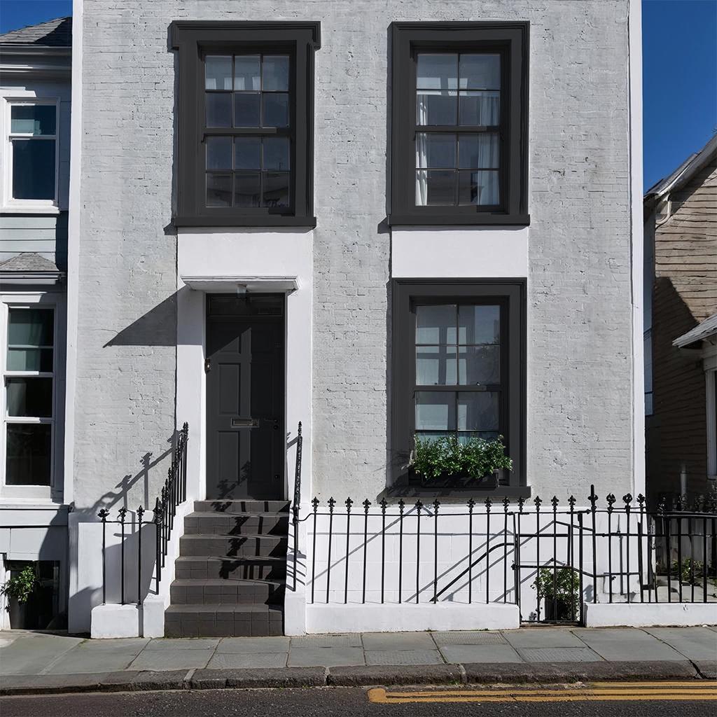 Эмаль акриловая для окон и дверей Skyline Wood RAL 9004 0,4 л Черный - фото 2