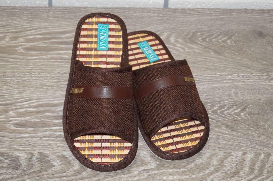 Тапочки комнатные Plaazzo 42/43 р. 27,5 см Коричневый (30345-4243)