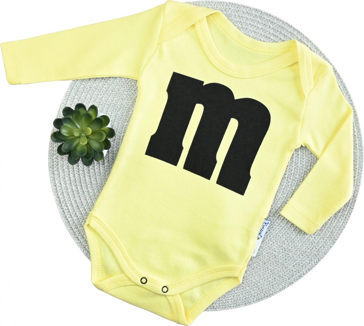 Боди Findik M&M's 68 см Желтый