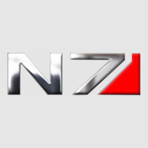 Стикер Mass effect 1 20x6,4 см (28091703)