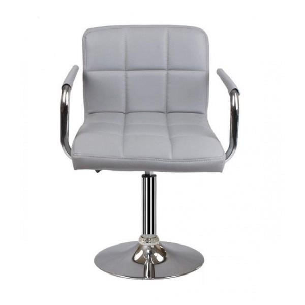 Кресло Group SDM Астер металл/эко кожа Голубой