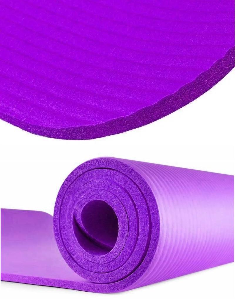 Килимок для йоги та фітнесу Power System PS-4017 Fitness-Yoga Mat Purple - фото 3