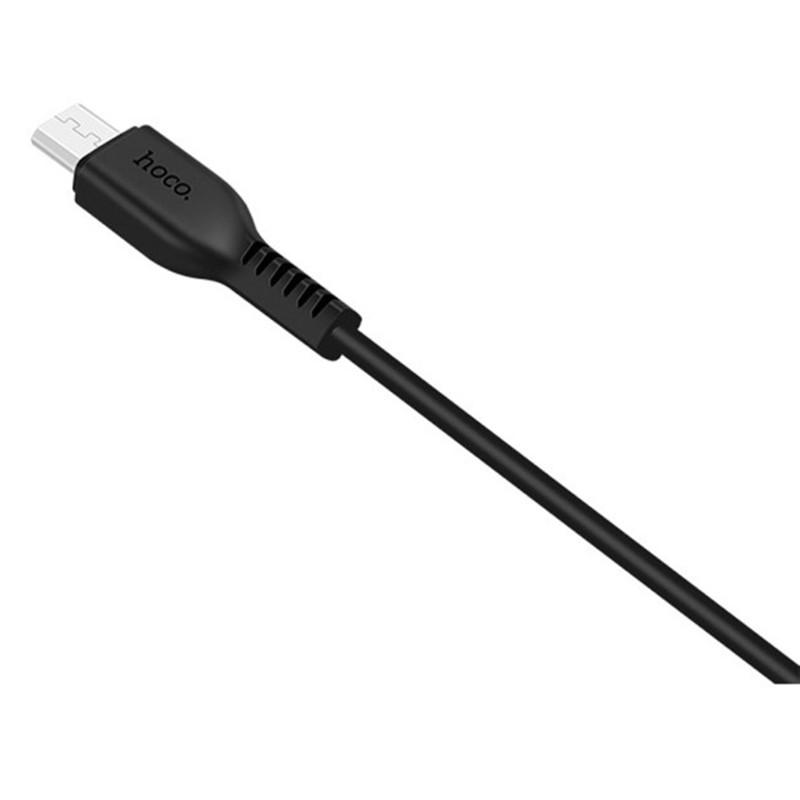 Кабель дата Hoco X20 Flash Micro USB 3 м Black (00000031561_1) - фото 3