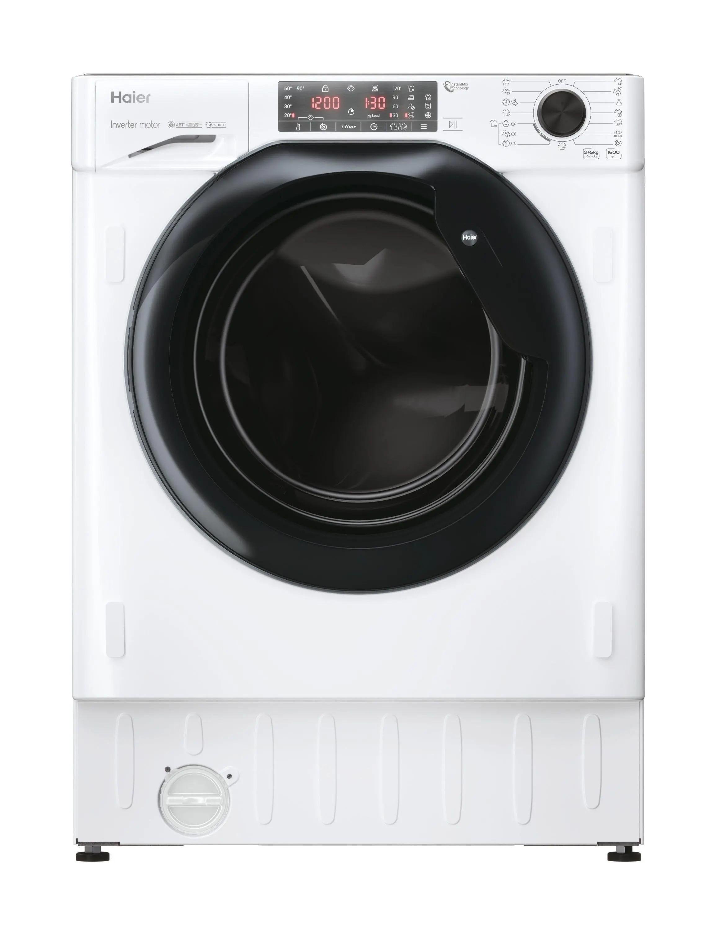 Прально-сушильна машина автоматична Haier HWDQ90B416FWB-S (512455)