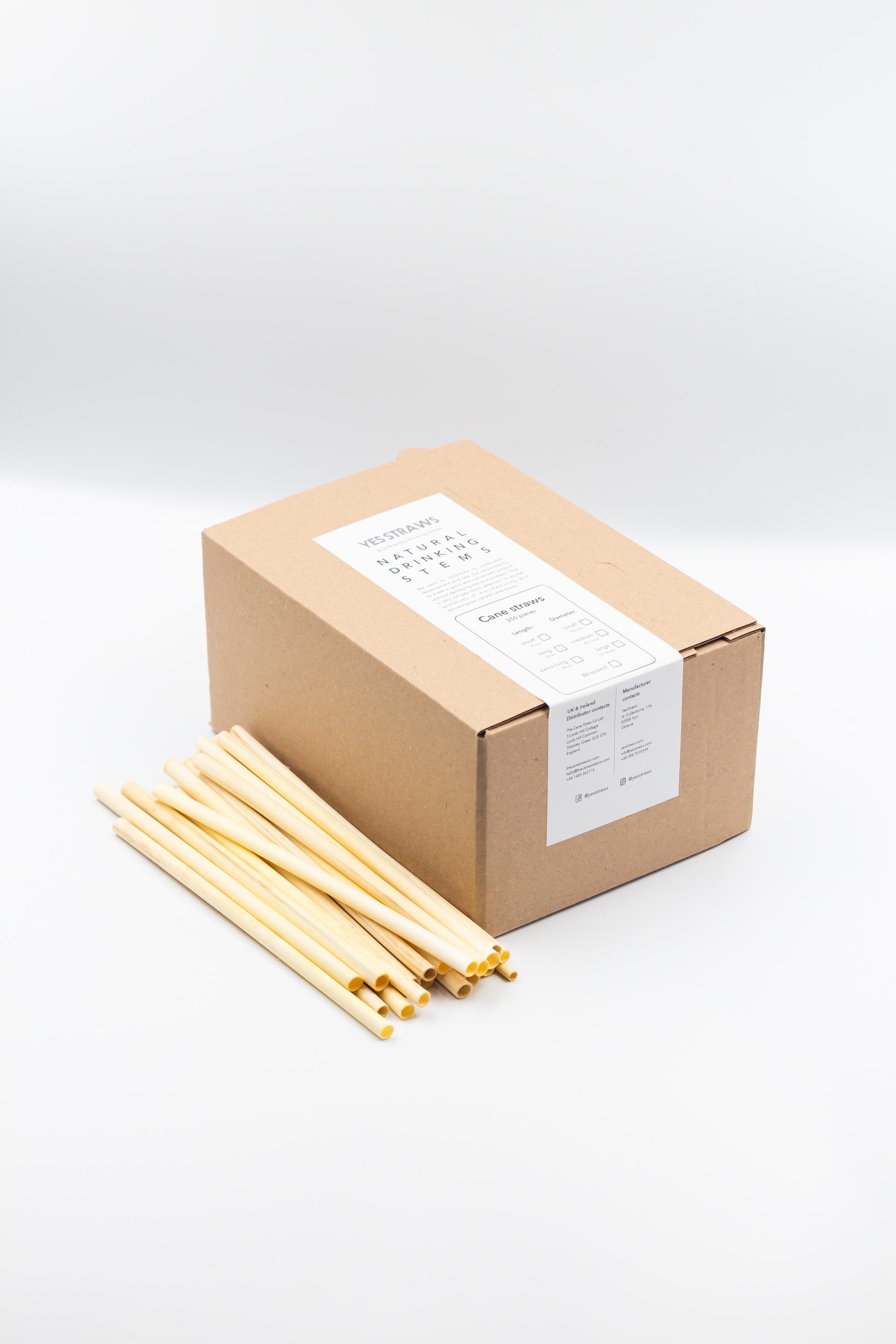 Трубочка из камыша Yes Straws Классическая 250 шт. - фото 2