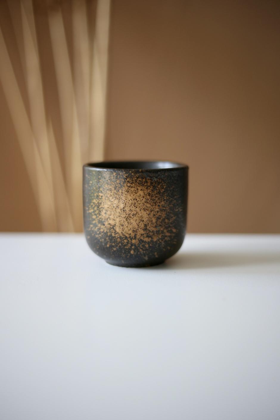 Чашка японская керамическая 200 мл Черно-коричневый (00000010156) - фото 5 Чашка японская керамическая 200 мл Черно-коричневый (00000010156) - фото 5