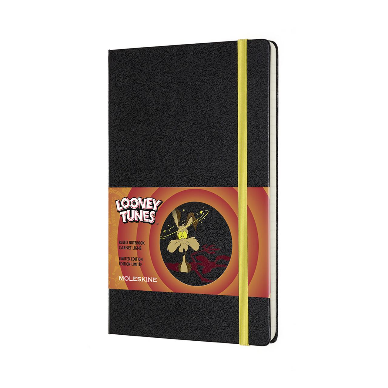 Блокнот Moleskine Limited Looney Tunes средний 13х21 см 240 страниц в линейку вайл И.Койот (8058647621104)