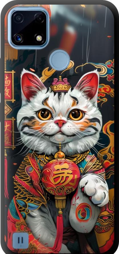 Чехол на Realme C21 China Cat v2 (6135b-2321-42517)