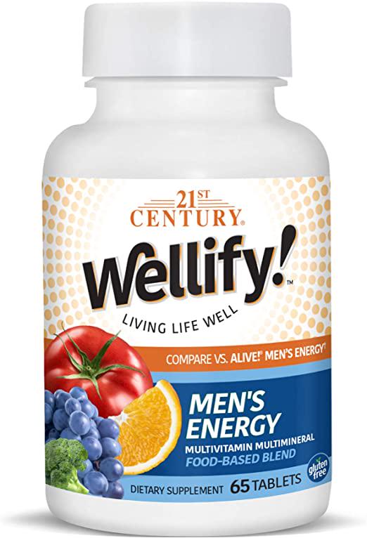 Витамин 21st Century Wellify Men's 50 Multivitamin Multimineral 65 таблеток